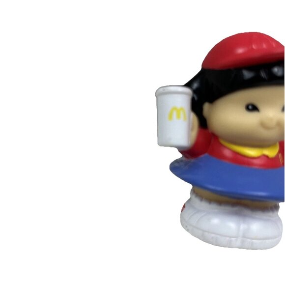 Fisher Price Little People McDonalds Outfit SONYA LEE Figure Drink Shake Toy - Picture 2 of 11